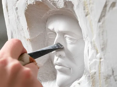 Illustration sculptured