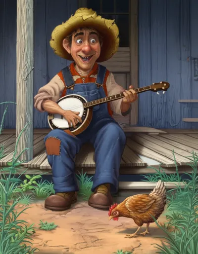Illustration hillbilly - Image 1