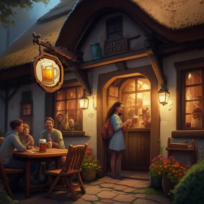 Illustration alehouse - Image 1