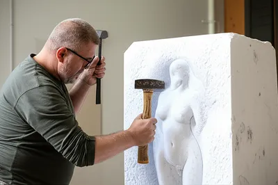 Illustration sculptor