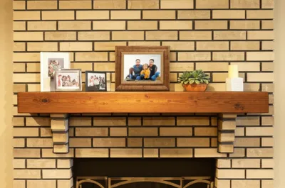 Illustration mantelshelf