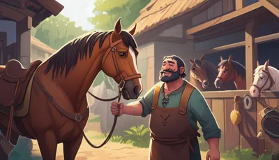 Illustration horses - Image 1