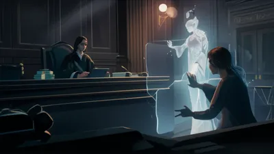 Illustration lawcourt - Image 1