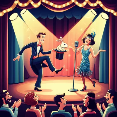 Illustration vaudeville - Image 1