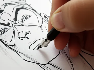 Illustration inking - Image 1