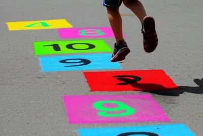Illustration hopscotch - Image 1