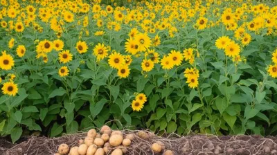 Illustration girasoles - Image 1