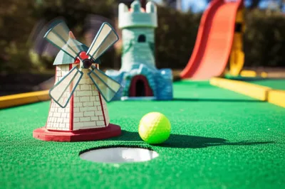 Illustration minigolf
