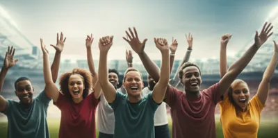 Illustration cheering - Image 1