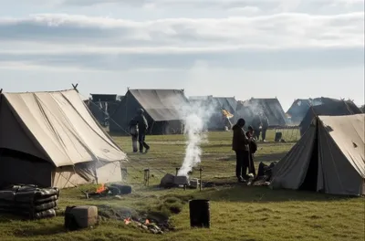 Illustration encampment - Image 1