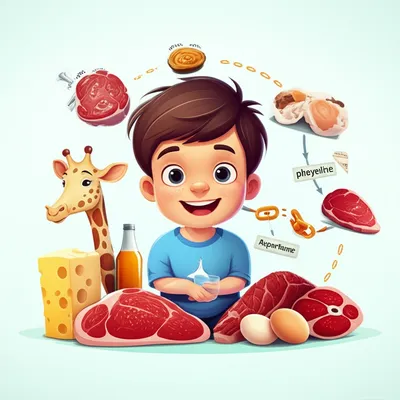 Illustration phenylalanine