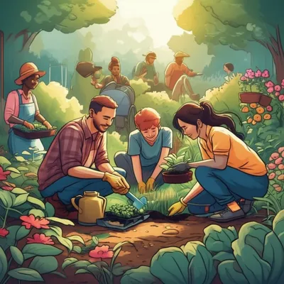 Illustration humanistic