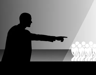 Illustration condemning