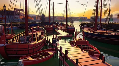 Illustration wharf - Image 1