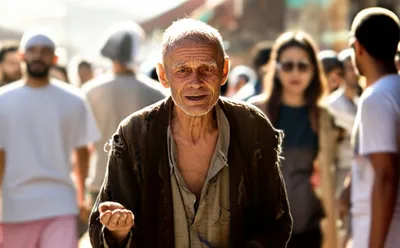 Illustration mendicant - Image 1