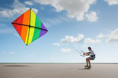 Illustration kiteboarding - Image 1