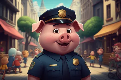 Illustration pig - Image 1