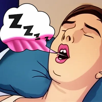 Illustration snoring - Image 1