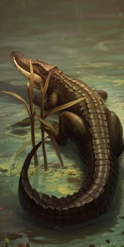 Illustration alligator - Image 1