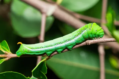 Illustration inchworm