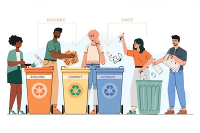 Illustration dispose - Image 1