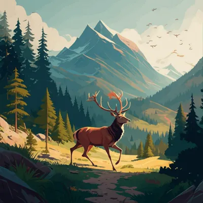 Illustration doe - Image 1