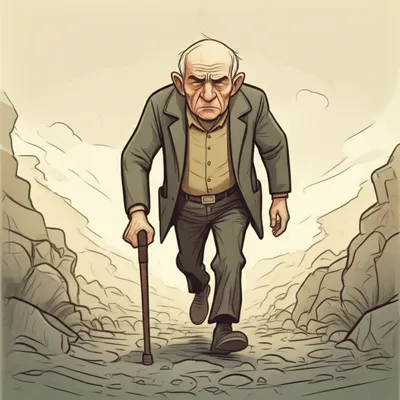 Illustration walking - Image 1