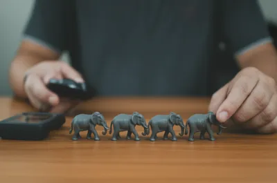 Illustration elephants - Image 1