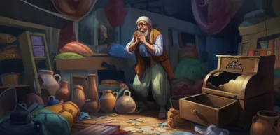 Illustration ransacked