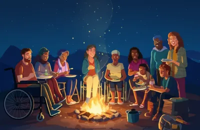 Illustration gemeinschaft