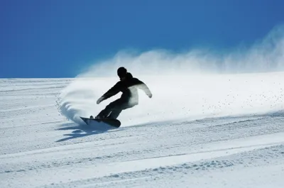 Illustration snowboarding