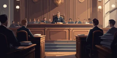 Illustration lawcourts