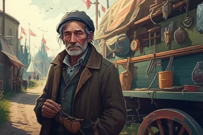 Illustration gypsy - Image 1