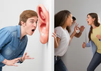 Illustration earwigging - Image 1