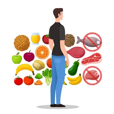 Illustration vegetarian - Image 1