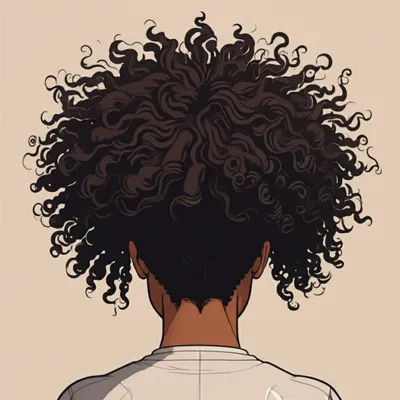 Illustration frizzed