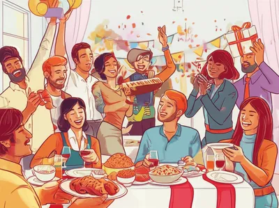 Illustration festivity