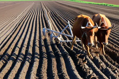 Illustration plowing