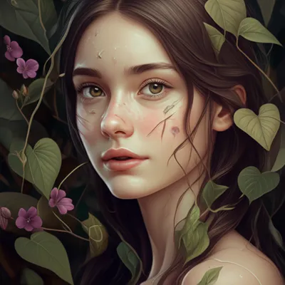 Illustration violet - Image 1