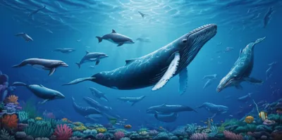 Illustration cetacean - Image 1