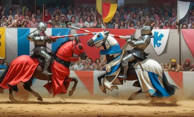 Illustration jousted