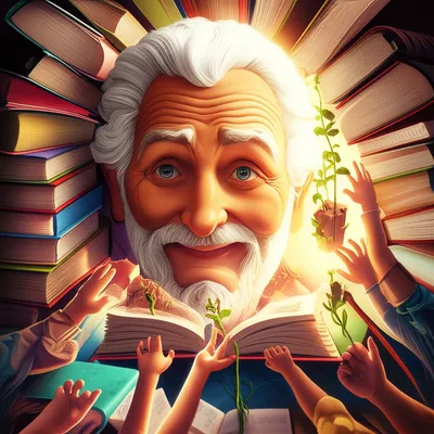 Illustration schoolmaster - Image 1