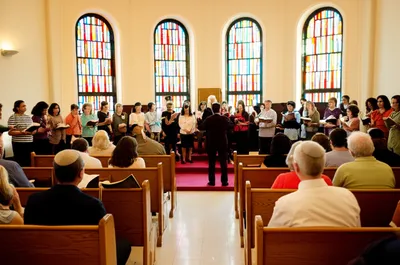 Illustration synagogue - Image 1