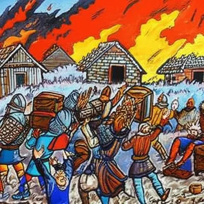 Illustration pillaged