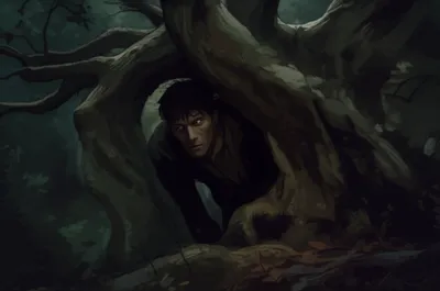 Illustration skulking - Image 1