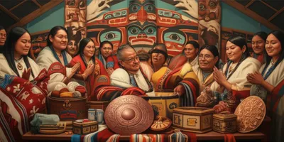 Illustration potlatch - Image 1