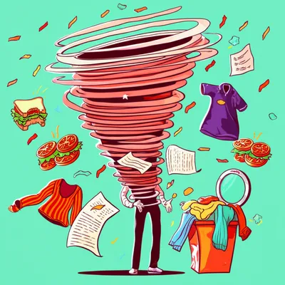 Illustration messy - Image 1