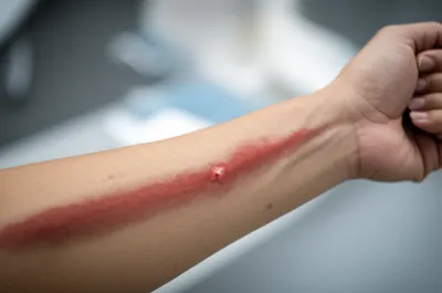 Illustration lymphangitis