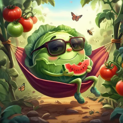 Illustration cabbage - Image 1