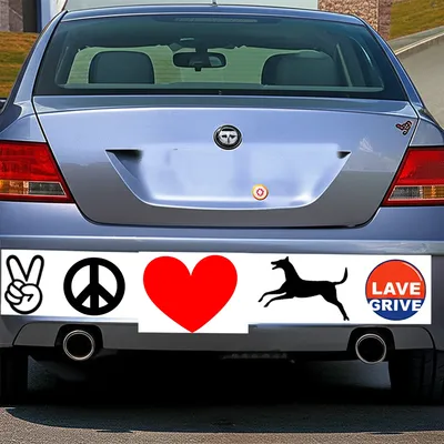 Illustration bumper sticker - Image 1